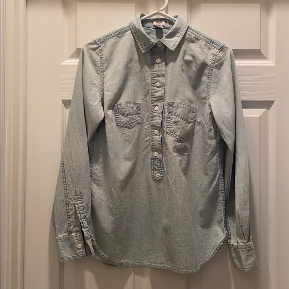 J CREW XS Lightweight Denim shirt